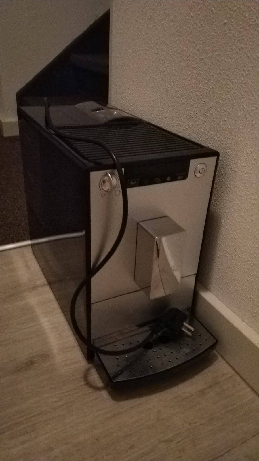 Melitta Solo espresso-apparaat met defect, Ophalen, Espresso apparaat, Gemalen koffie, Afneembaar waterreservoir