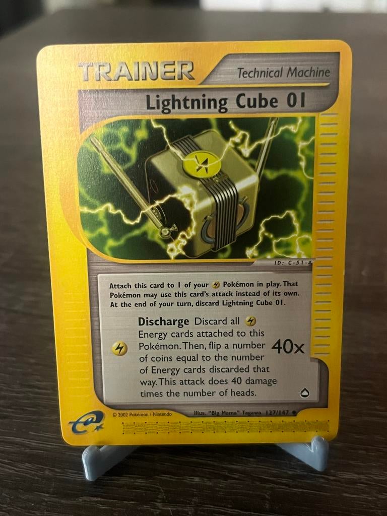 Lightning Cube (127/147) - Aquapolis - Good, Ophalen of Verzenden, Gebruikt, Losse kaart