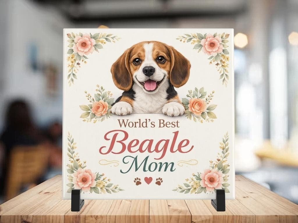 World's Best Beagle Mom - Tegel, Verzenden, Nieuw