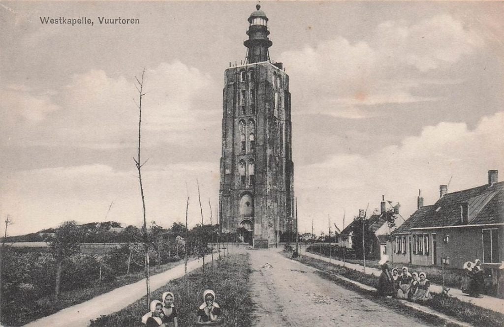 702-347-041 Westkapelle Vuurtoren, Verzenden, Voor 1920, Zeeland