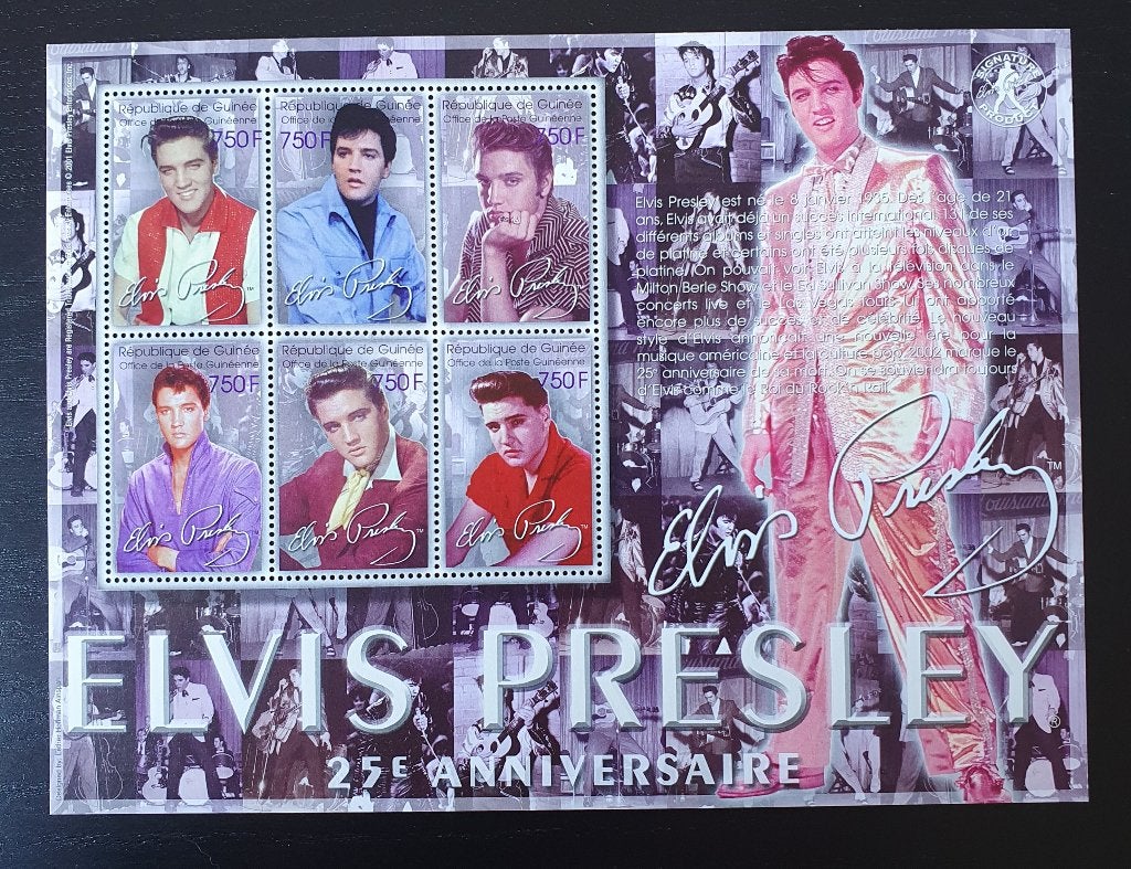 Guinee 2002 Elvis Presley Michel 3770-3775 postfris, Verzenden, Guinee, Postfris