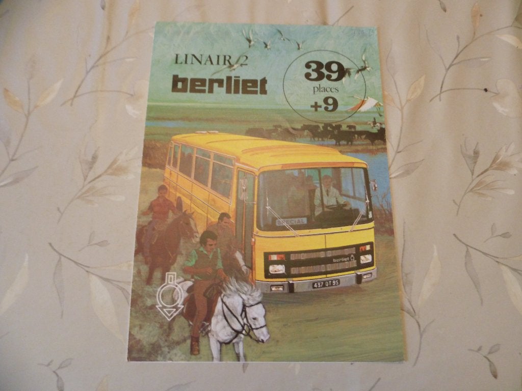 Berliet Linair 2 autobus 1972, Verzenden, Zo goed als nieuw, Overige merken