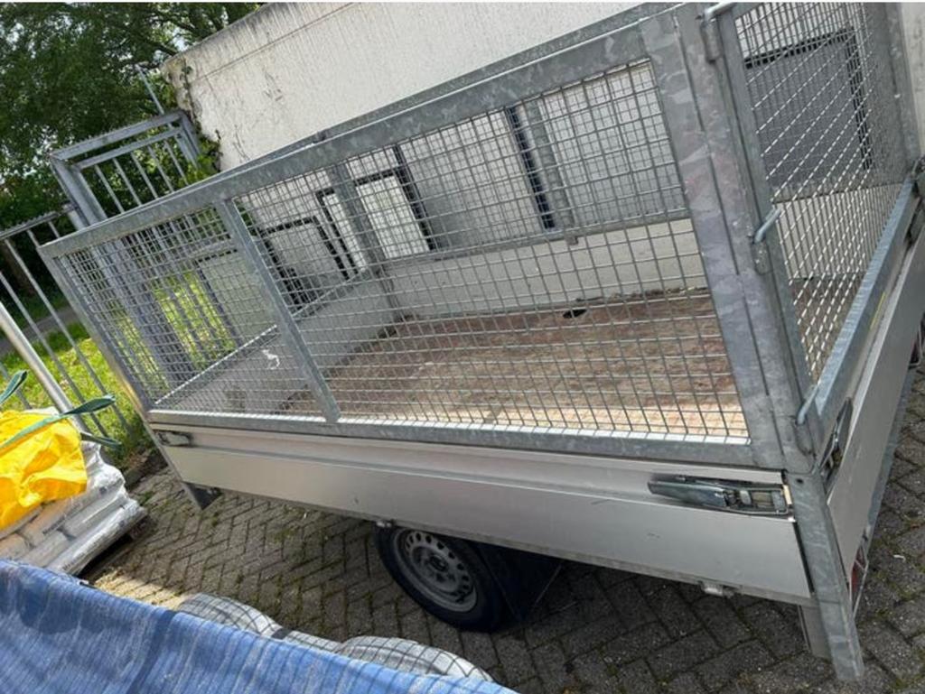 Enkelas aanhanger met loofrekken!!, Auto diversen, Aanhangers en Bagagewagens, Ophalen of Verzenden