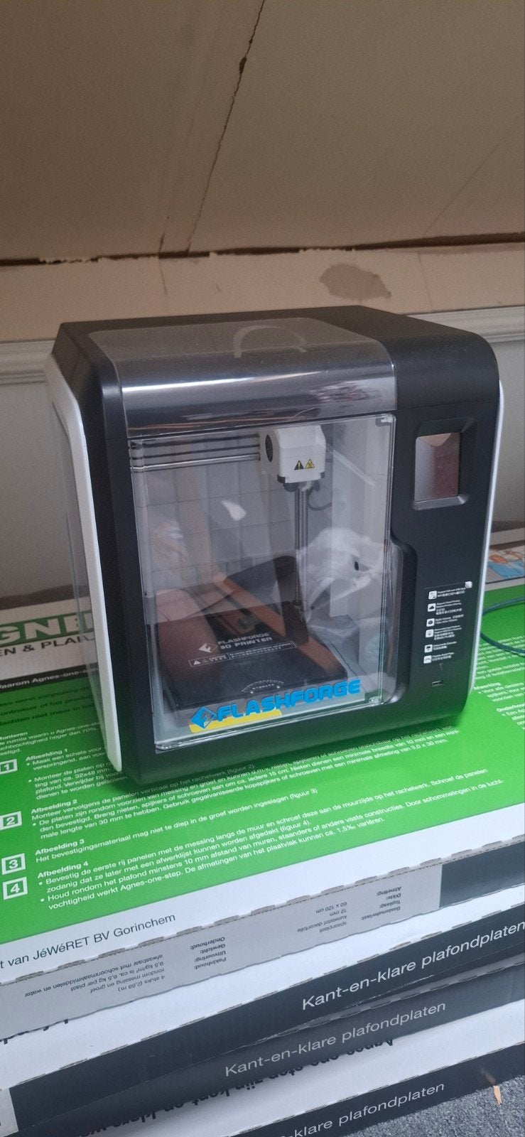 FlashForge Adventurer 3 3D-printer met externe spoelhouder, Ophalen, Ingebouwde Wi-Fi, FlashForge, Zo goed als nieuw