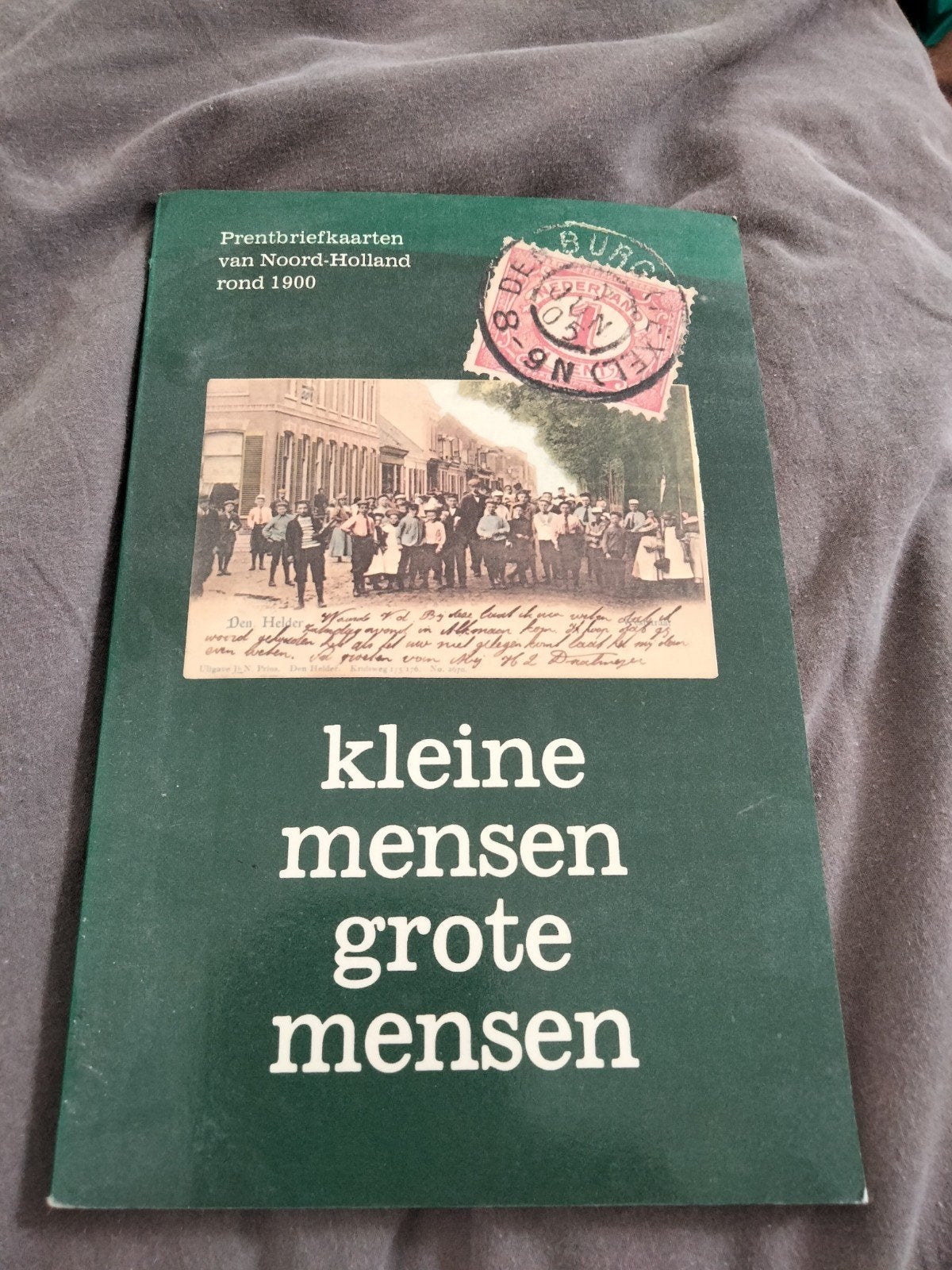 Kleine mensen groet mensen Prent kaarten van Noord Hollland, Boeken, Ophalen of Verzenden