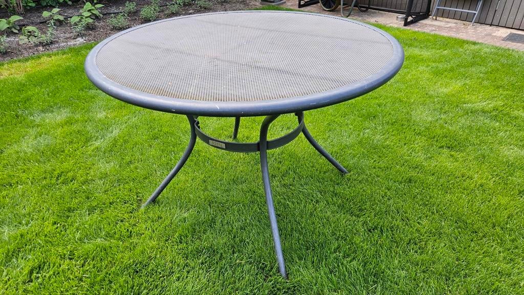 Ronde tuintafel 110 cm doorsnede, Tuin en Terras, Ophalen, Rond
