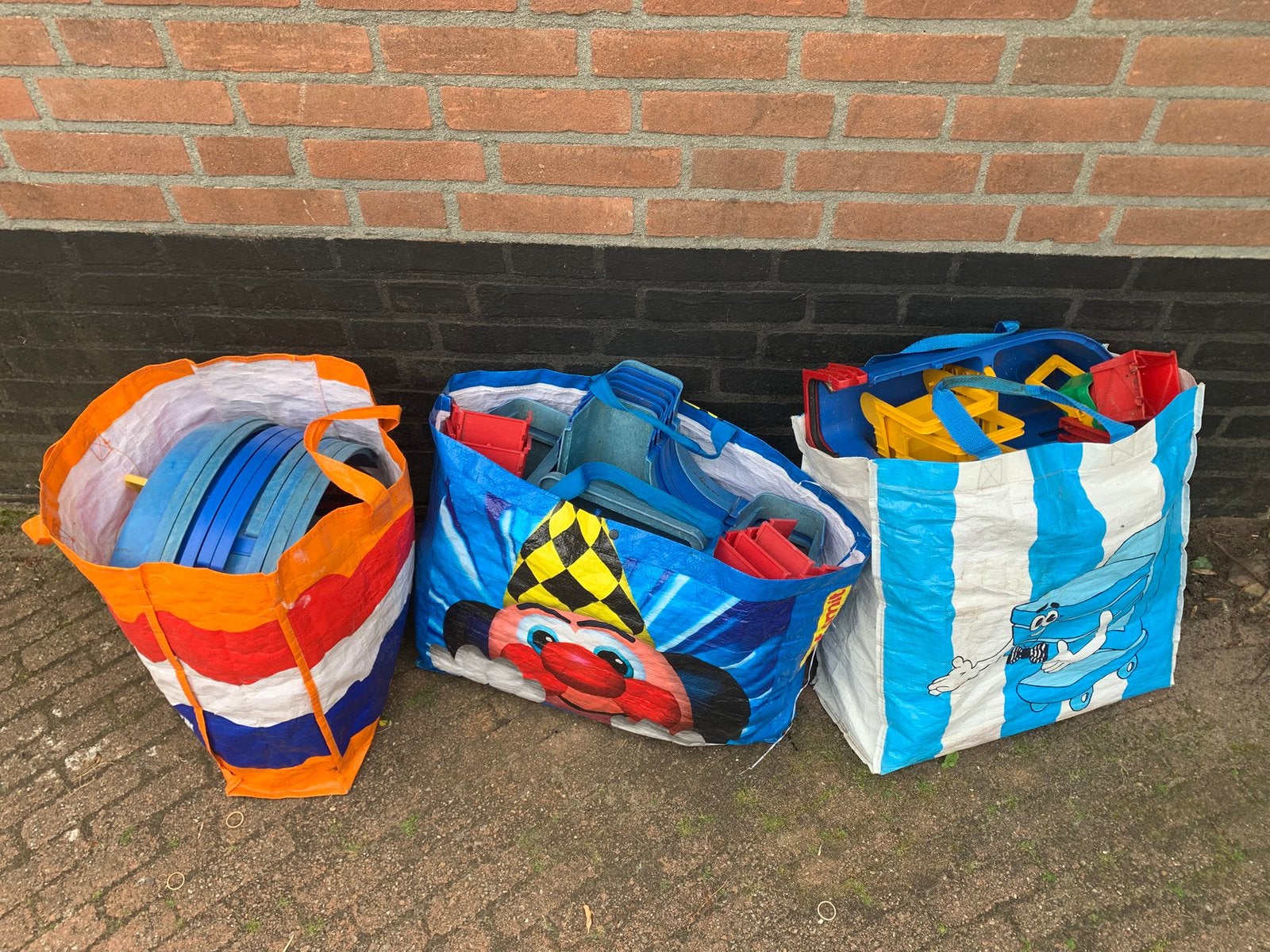 Aquaplay grote set met bootjes, Ophalen of Verzenden, Gebruikt