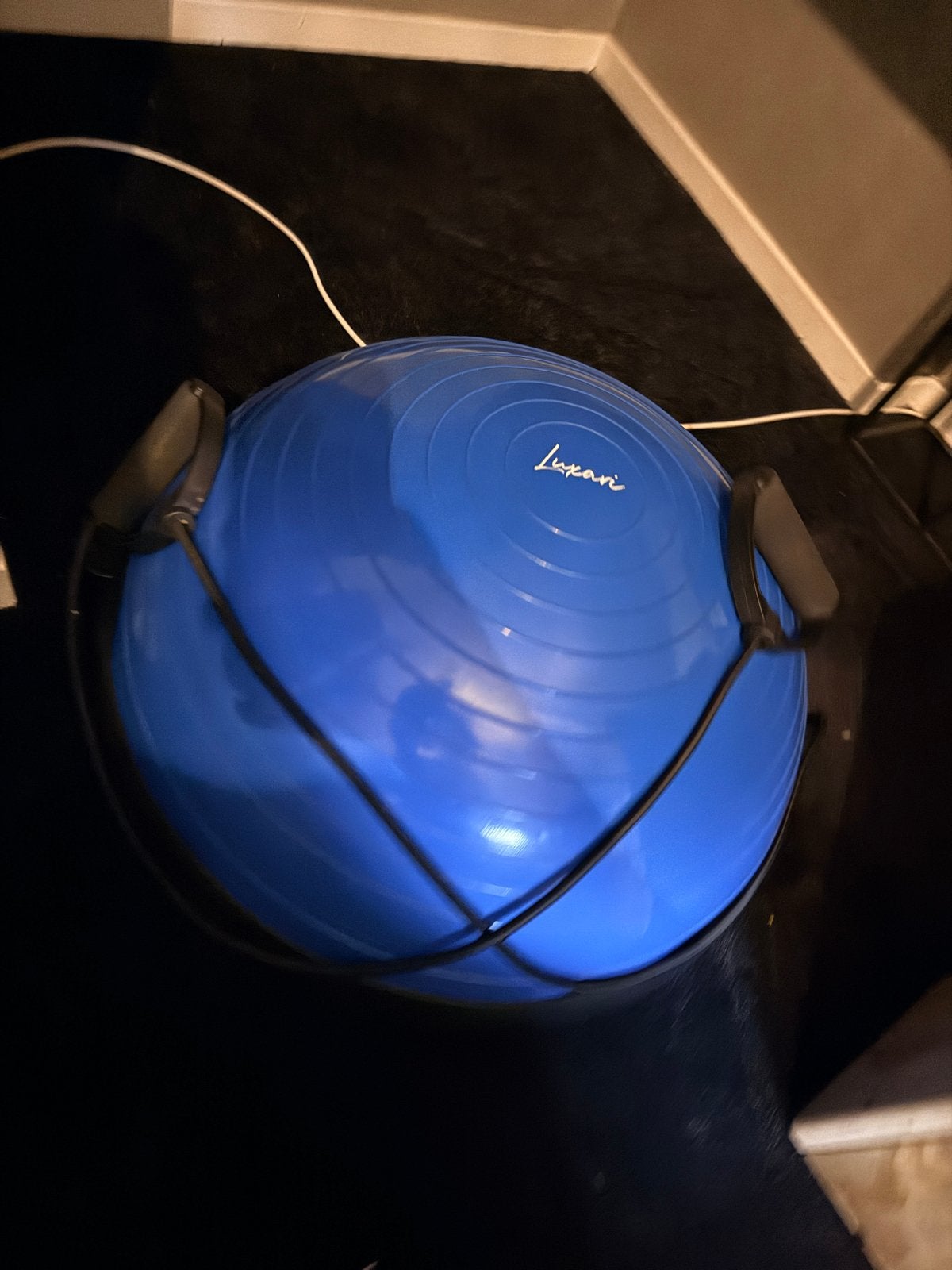 Luxari balanstrainer met Weerstandsbanden, Ophalen of Verzenden, Gebruikt, Armen, Fitnessbal