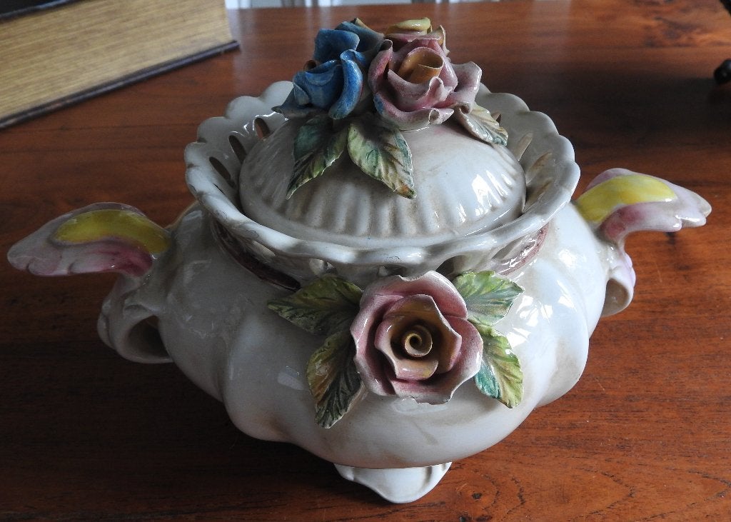 Capodimonte schalen en koffiepot, Ophalen of Verzenden