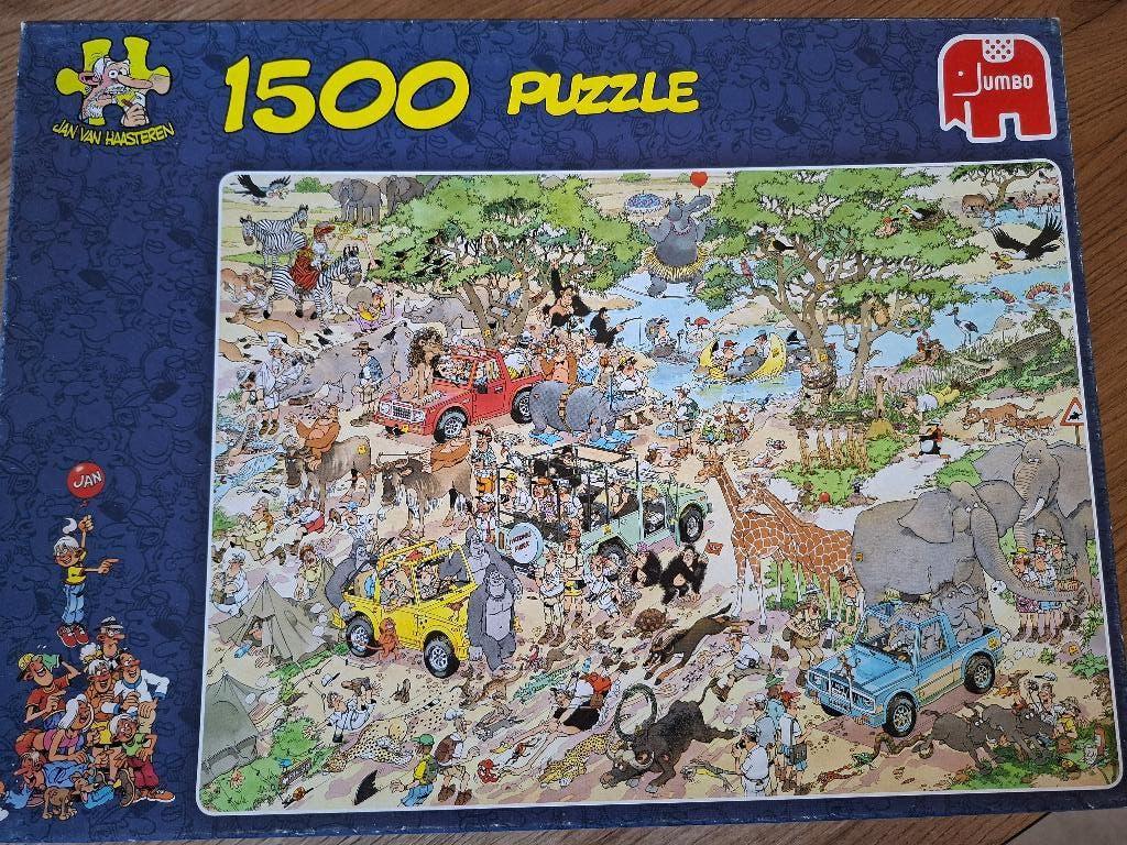 Puzzel jan van haasteren, Hobby en Vrije tijd, Denksport en Puzzels, Ophalen, 500 t/m 1500 stukjes, Zo goed als nieuw, Legpuzzel