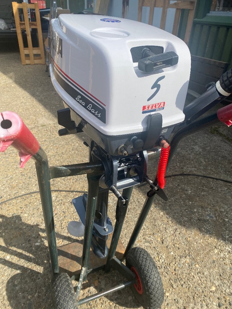 Selva (Yamaha) 5 pk 4 takt echt zgan, Watersport en Boten, Ophalen, Minder dan 5 pk, Zo goed als nieuw, Buitenboordmotor
