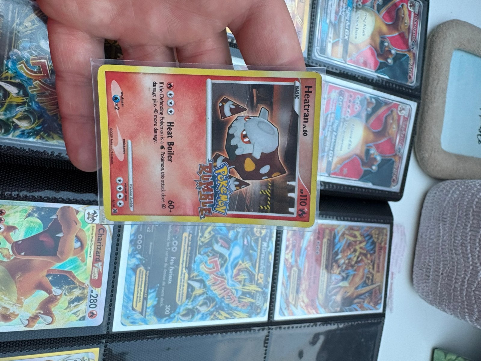 Heatran rumble, Ophalen of Verzenden, Zo goed als nieuw, Meerdere kaarten, Foil
