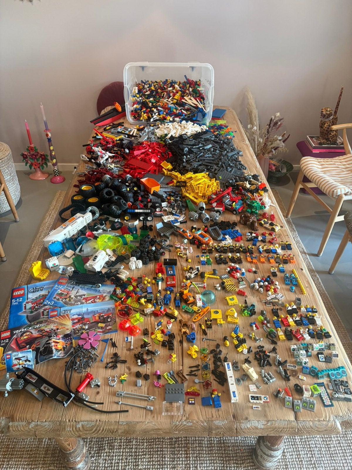 Grote LEGO-partij van 15 kg Technic,city, Space, minifiguren, Ophalen of Verzenden, Gebruikt