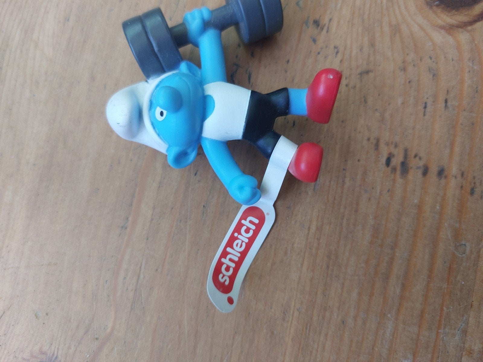 Smurf met gewicht mcdonalds De Smurfen, Verzamelen, Smurfen, Ophalen of Verzenden