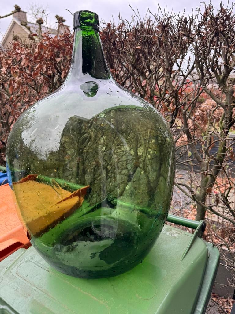 Wijn fles / vaas vintage, Ophalen of Verzenden