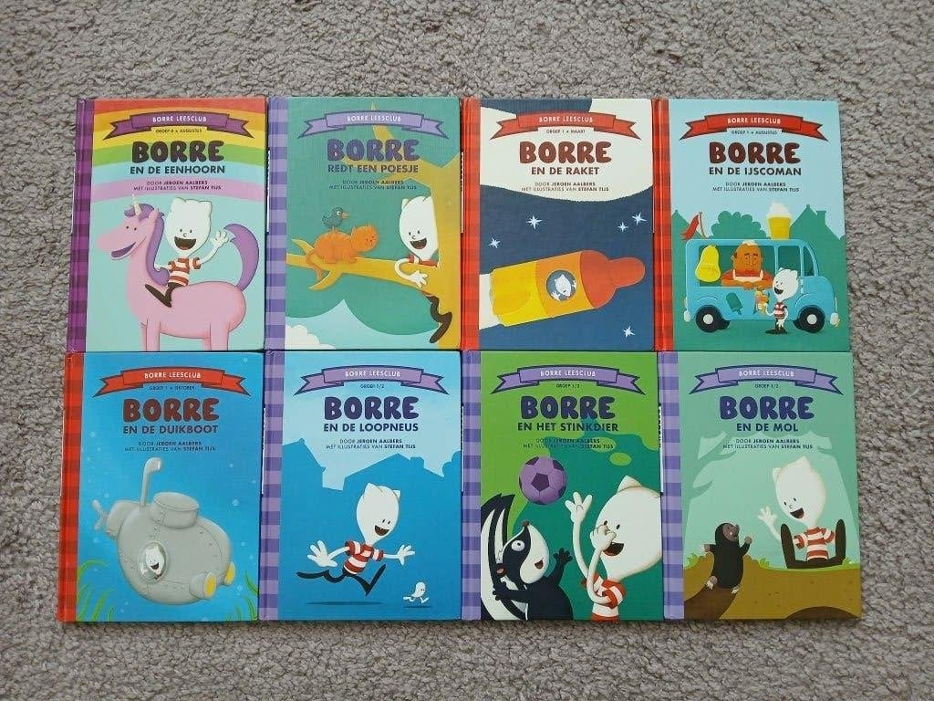 8 Borre boekjes groep 1/2, Ophalen, Zo goed als nieuw, Jeroen Aalbers, Fictie algemeen