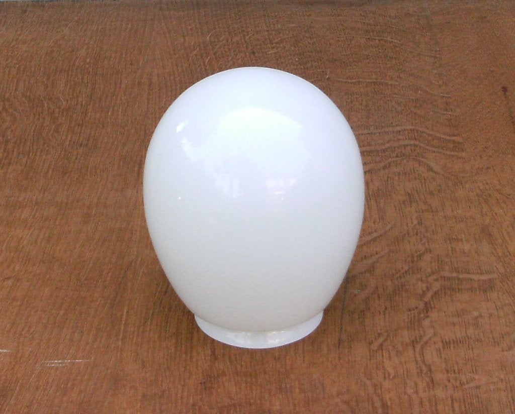 Wit opaline lampenkap druppelvorm, Ophalen of Verzenden