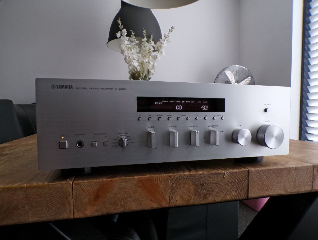 Topklasse Yamaha Natural Sound Receiver R-S500, Audio, Tv en Foto, Yamaha, Ophalen of Verzenden, Zo goed als nieuw, 120 watt of meer