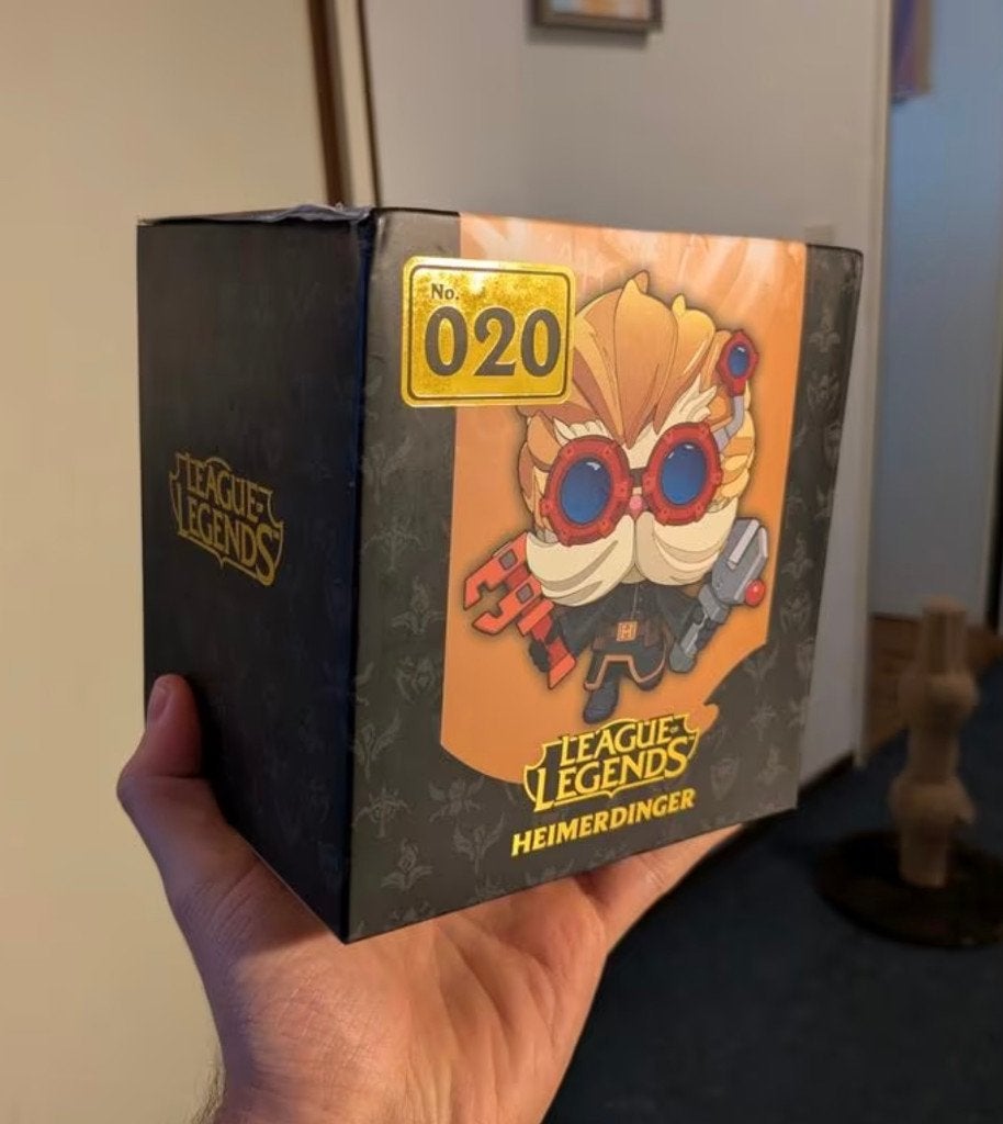 League of Legends Heimerdinger 020 figuur incl. certificaat, Verzamelen, Ophalen, Zo goed als nieuw