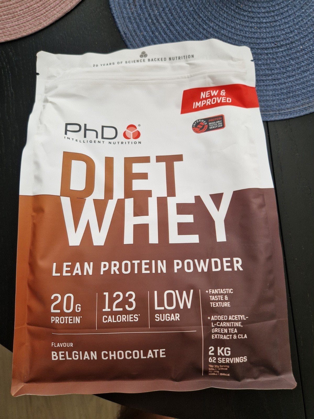 PhD Diet Whey Eiwitpoeder Belgische Chocolade 2kg, Verzenden, Nieuw, Poeder of Drank