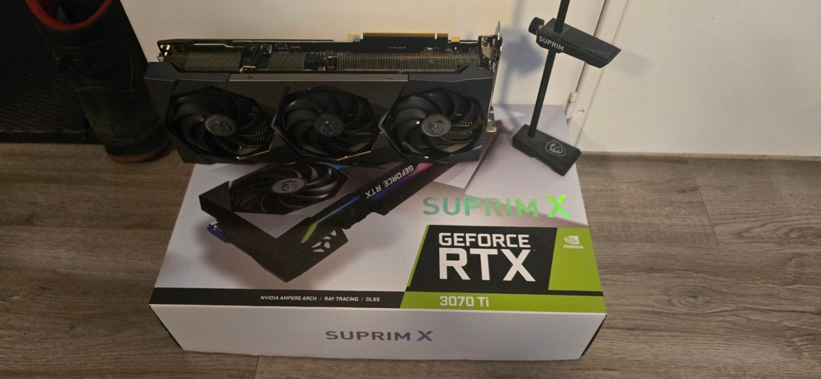 MSI RTX 3070 Ti SUPRIM X 8G - Zo goed als nieuw, Computers en Software, Videokaarten, Zo goed als nieuw, Nvidia, PCI-Express 4.0