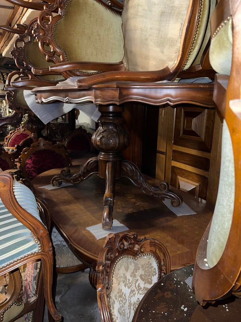 Barok Eetkamerset: Tafel en Stoelen - Klassieke Elegantie, Ophalen