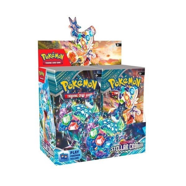 pokemon Stellar Crown Booster Box, Ophalen of Verzenden, Nieuw, Boosterbox, Foil