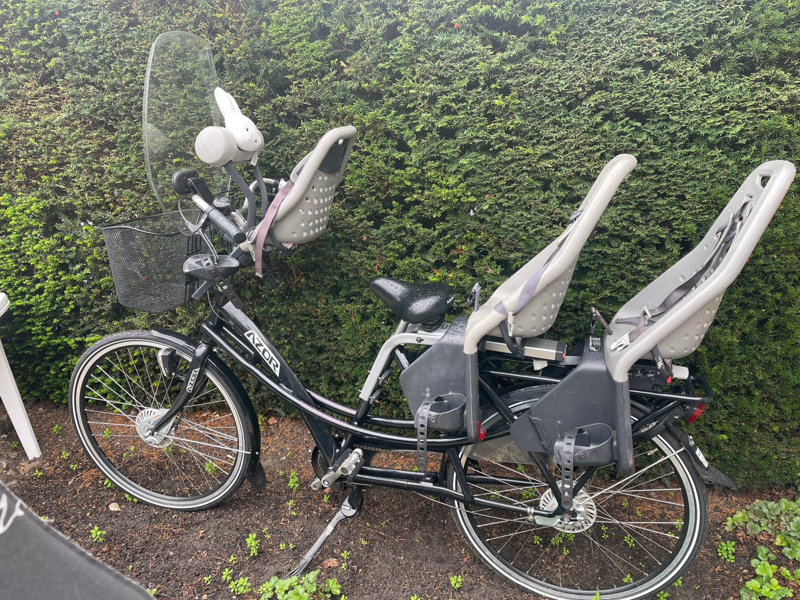 Azor tweelingfiets in zeer goede staat, Fietsen en Brommers, 2 zitjes, Zo goed als nieuw, Dubbele standaard, Ophalen