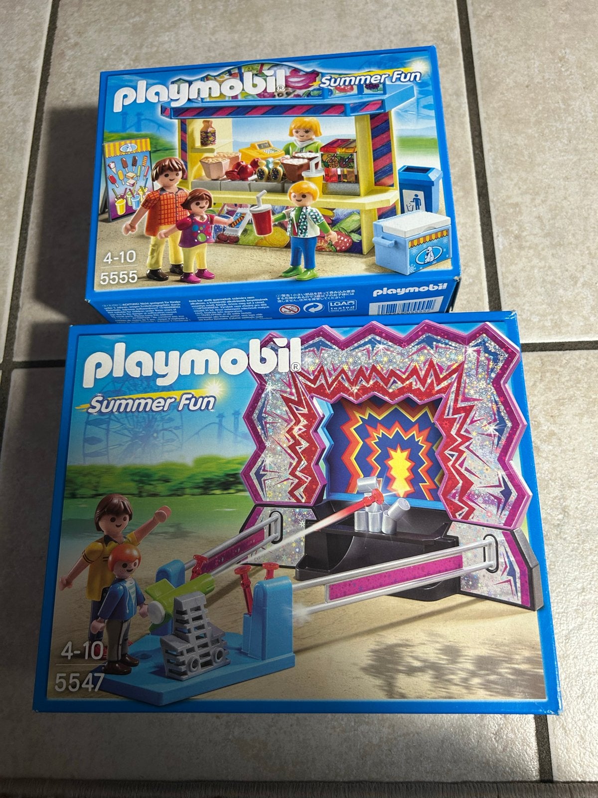 Playmobil Summer Fun Sets: (5547 en 5555 ), Complete set, Overige typen, Ophalen of Verzenden, Summer fun