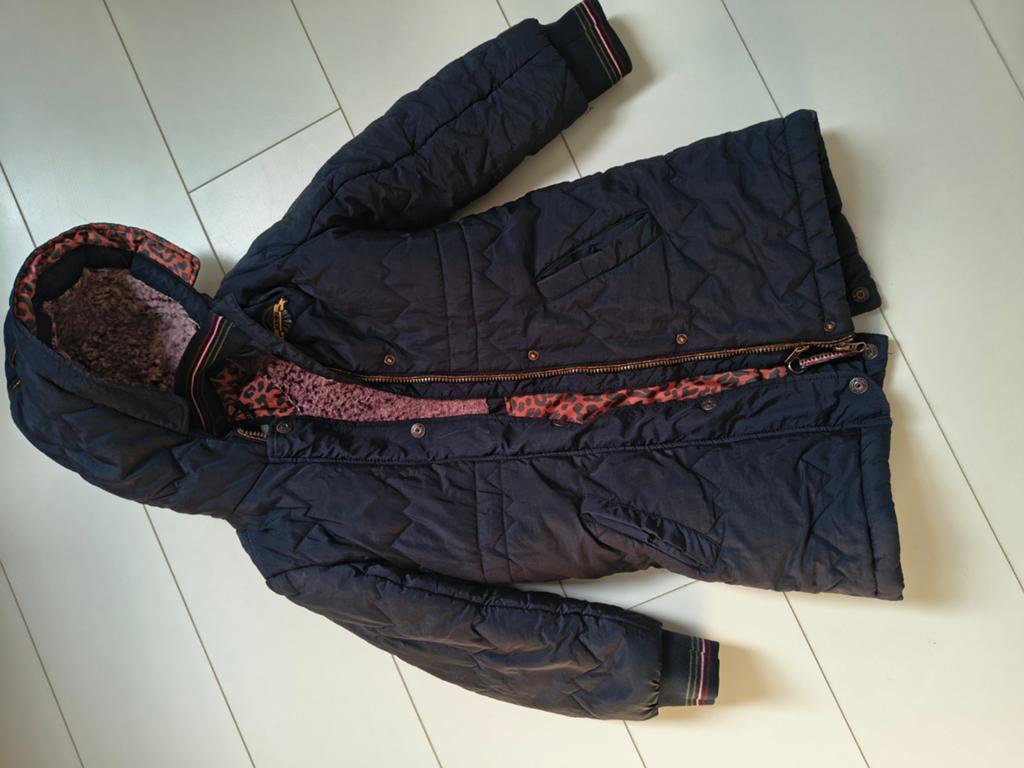 Winterjas meisje mt 122-128, Gebruikt, Meisje, Ophalen of Verzenden, Nono
