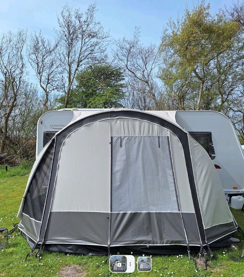 Unico Deeltent 350 in uitstekende staat, Caravans en Kamperen, Ophalen, Zo goed als nieuw