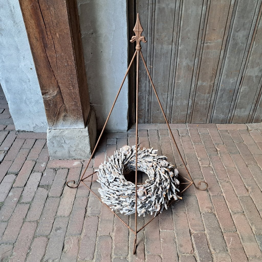 Roest staander ornament piramide Franse Lelie *Etage3*, Ophalen, Gebruikt, ., .