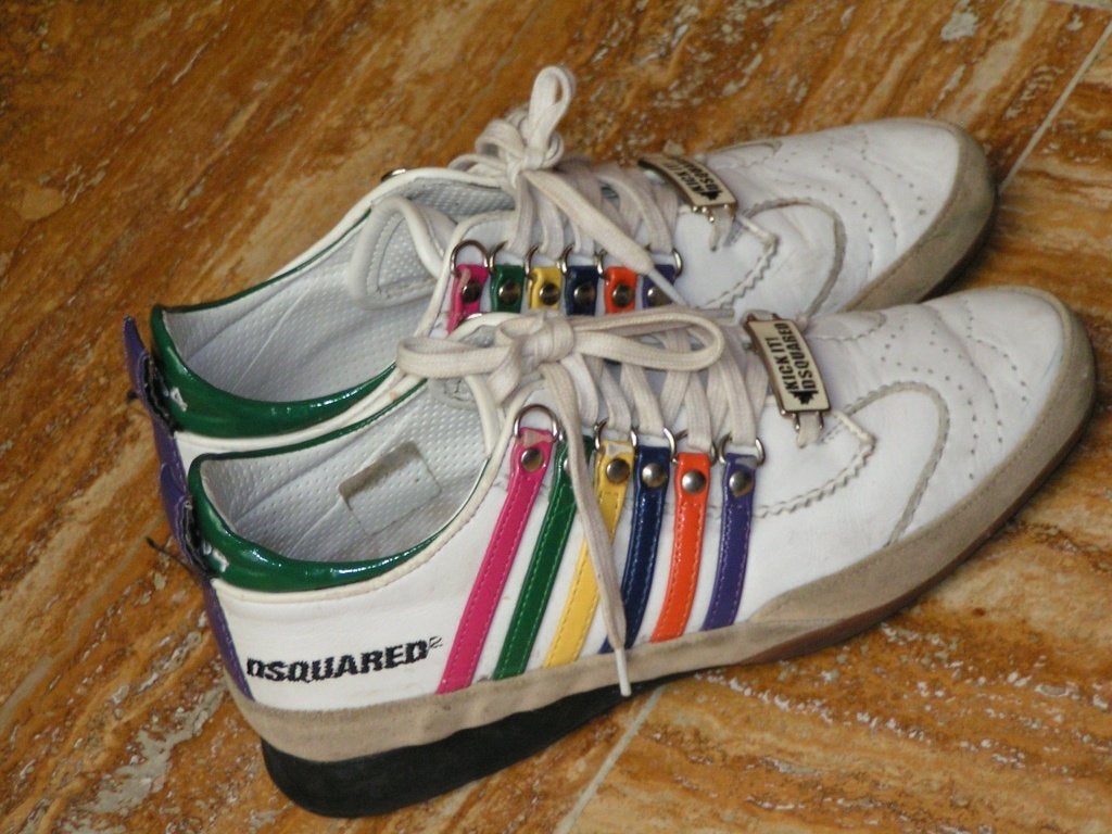 DSQUARED sneakers,Mt 38 zeer goedestaat, Tweedehands, Ophalen of Verzenden, Sneakers of Gympen, Dsquared2