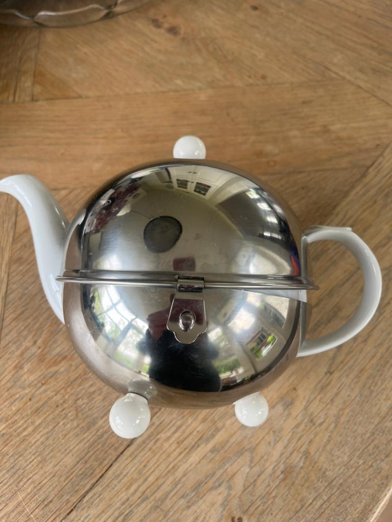 Bredemeijer theepot, 90 cl, met mantel, Theepot/fluitketel, Bredemeijer, Ophalen of Verzenden, Zo goed als nieuw