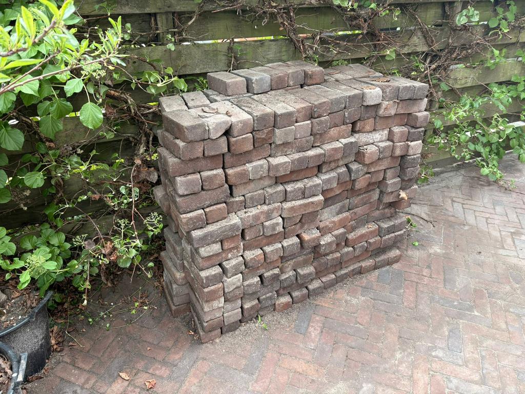 Klinkers - 420 stuks (7m2), Tuin en Terras, Ophalen, Zo goed als nieuw, Beton, Klinkers