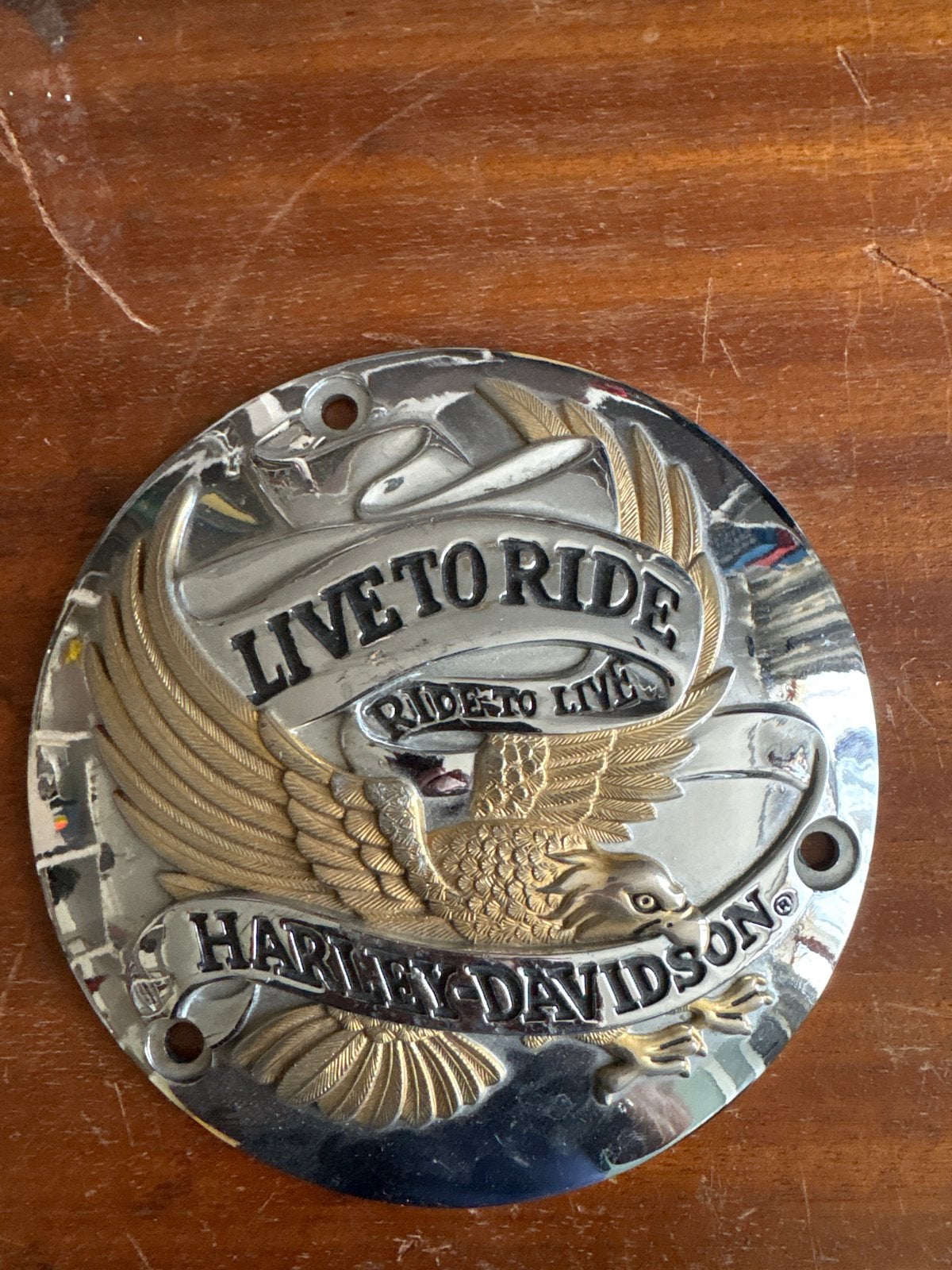Harley Davidson Derby Cover - Live to Ride, Ophalen of Verzenden, Gebruikt