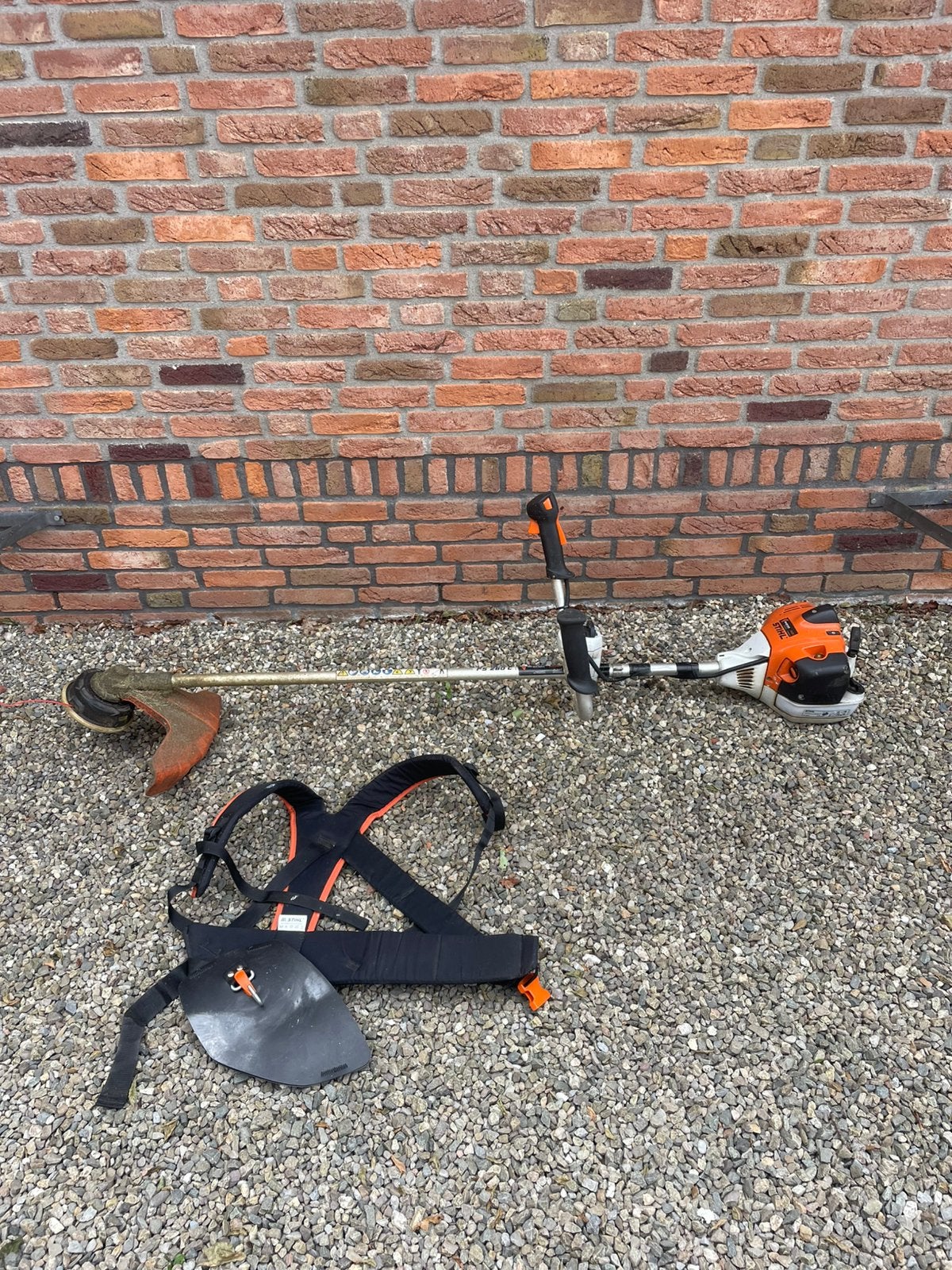 Stihl bosmaaier F5 260 C, Ophalen