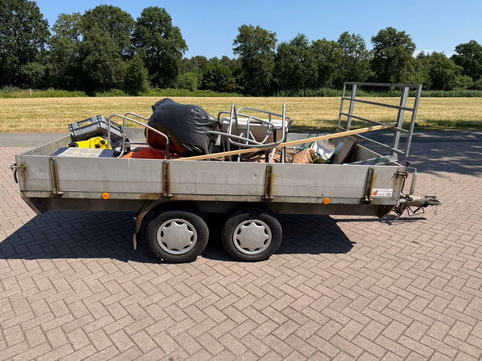 Aanhangwagen A-S 2000 VV, Ophalen, Gebruikt