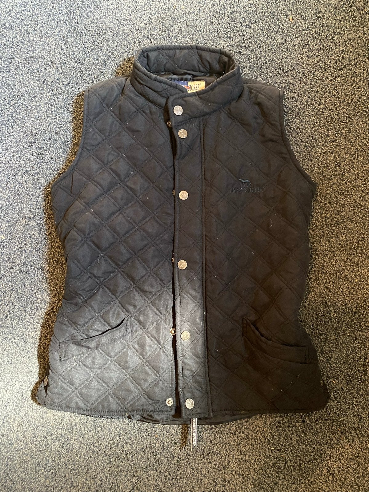 Harry's Horse bodywarmer maat 140, Ophalen, Gebruikt, Kinderen, Zwart