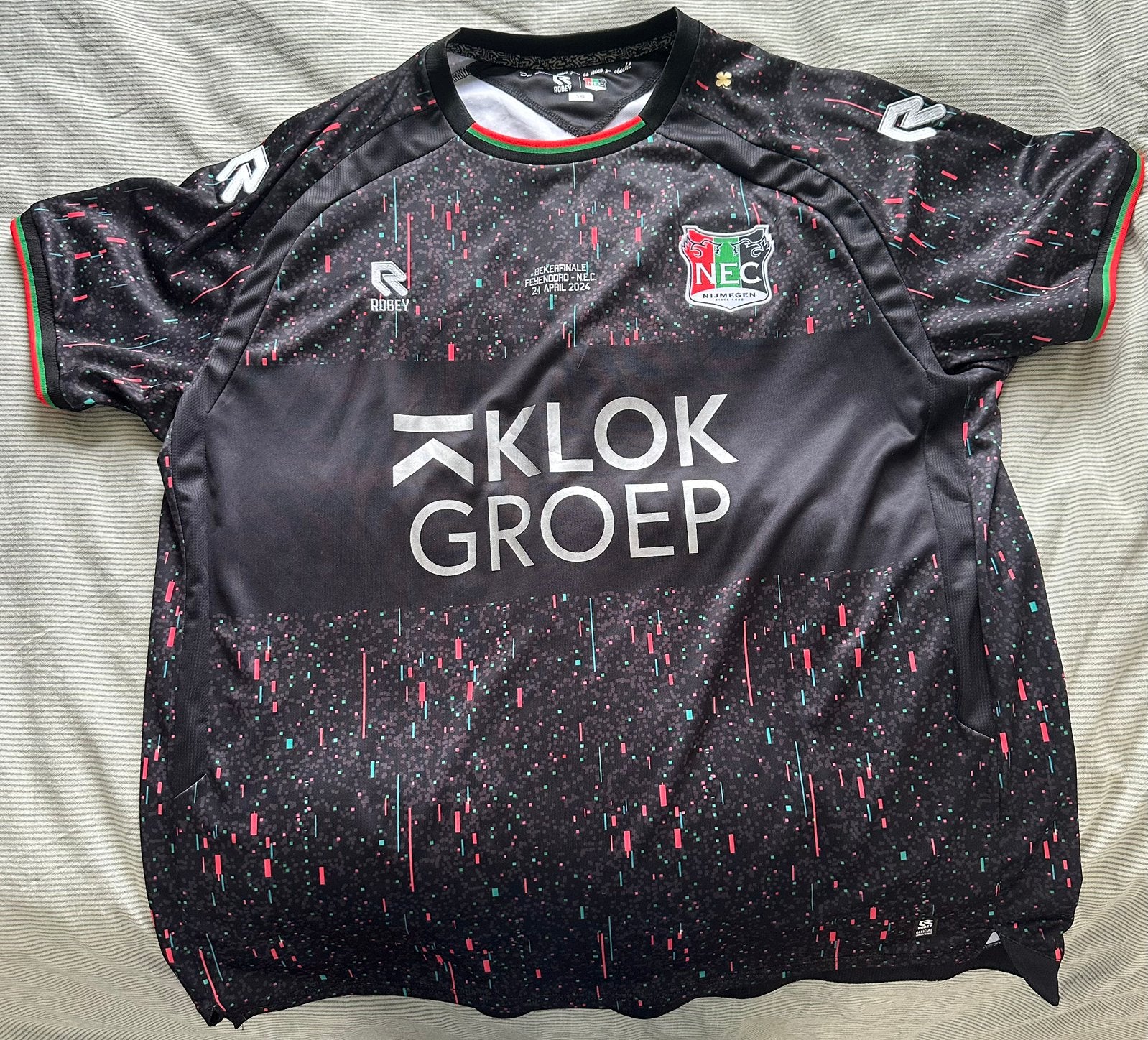 Uniek NEC Nijmegen Bekerfinale Shirt 2024 - Robey-  5XL, Ophalen of Verzenden, Zo goed als nieuw, Overige binnenlandse clubs, Shirt