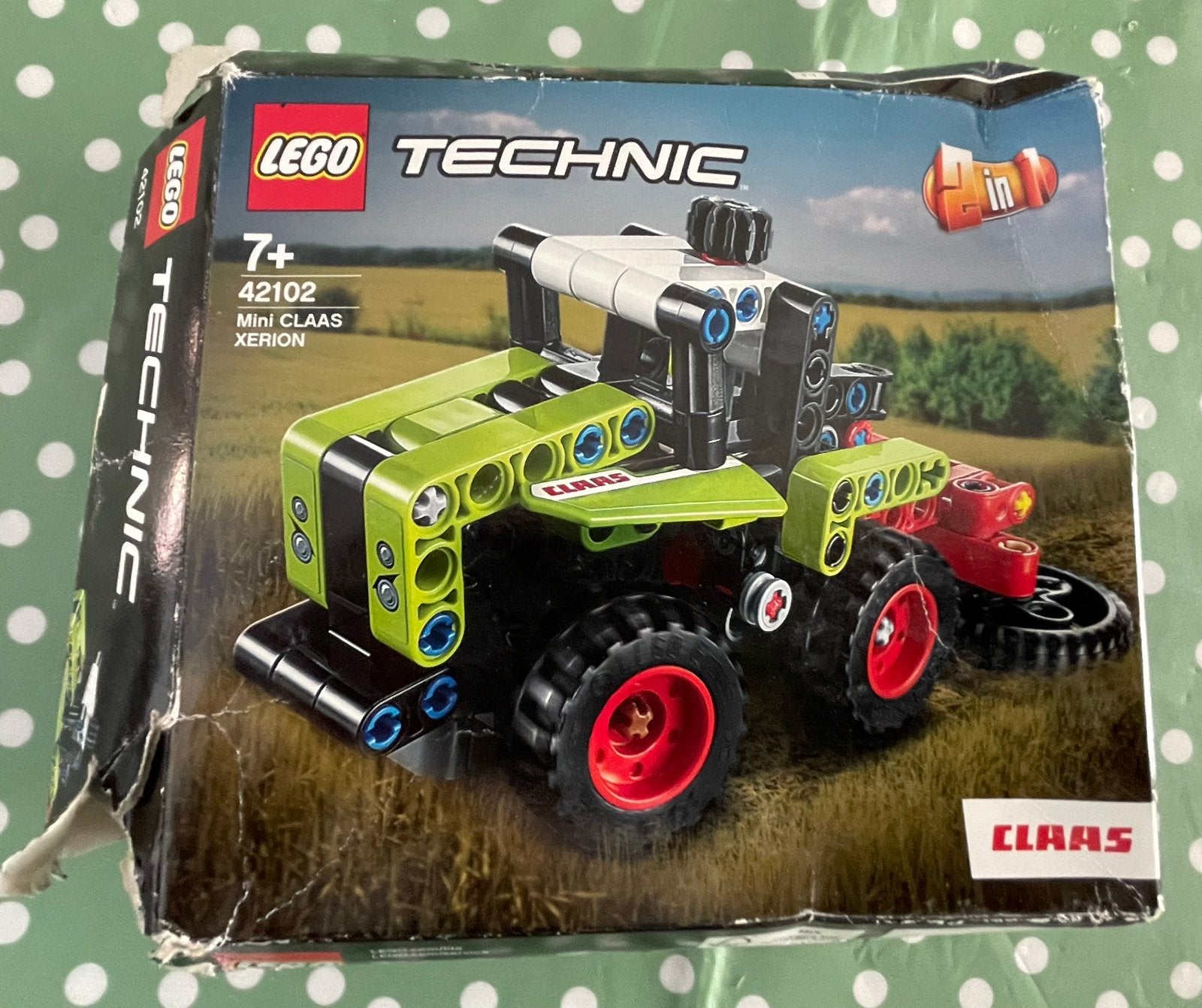 Lego Technic 42102 2 in 1 Compleet Tractor/Oogstmachine, Kinderen en Baby's, Speelgoed | Duplo en Lego, Lego, Ophalen of Verzenden