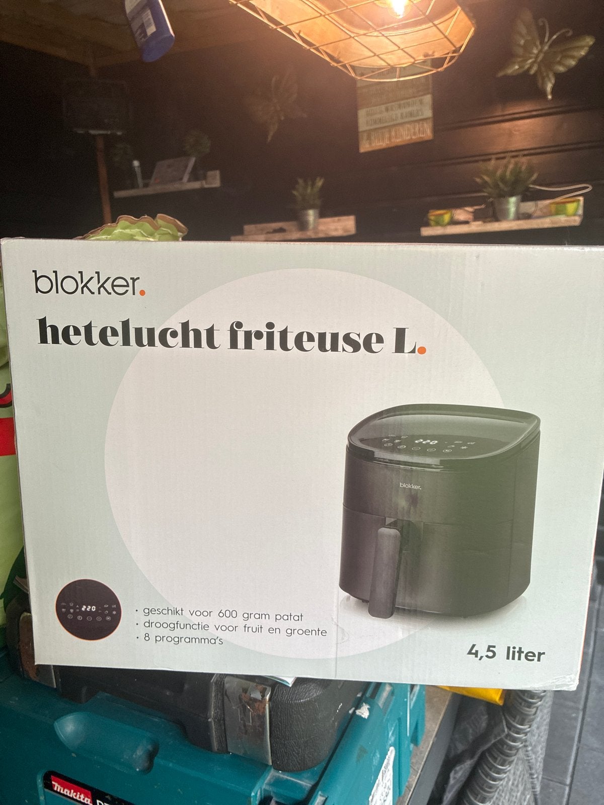 Blokker Hetelucht Friteuse L - 4,5 liter, Witgoed en Apparatuur, 4 liter of meer, Ophalen of Verzenden, Nieuw