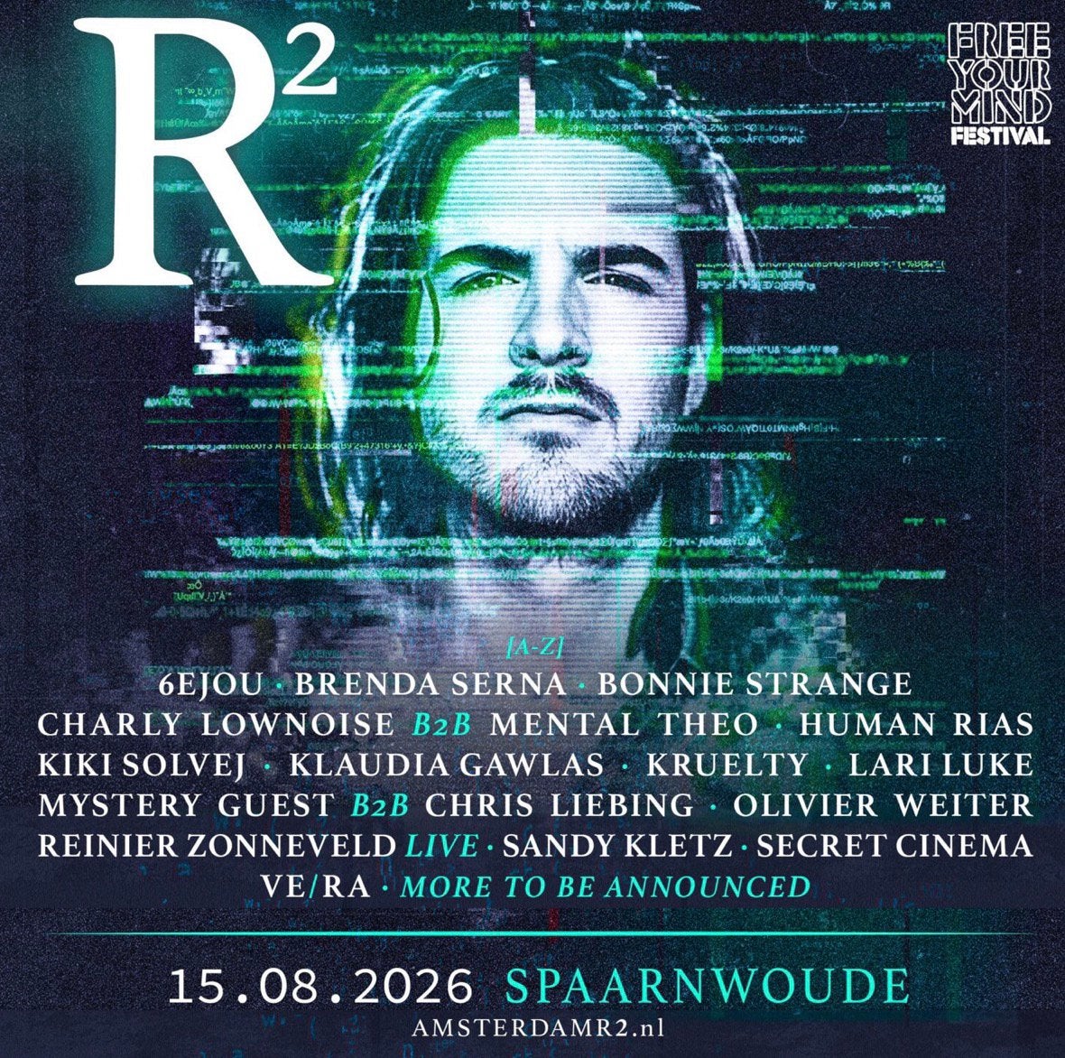 Free your mind R2 Festival 15 aug. 2x voor 50 euro, Tickets en Kaartjes, Twee personen, Augustus