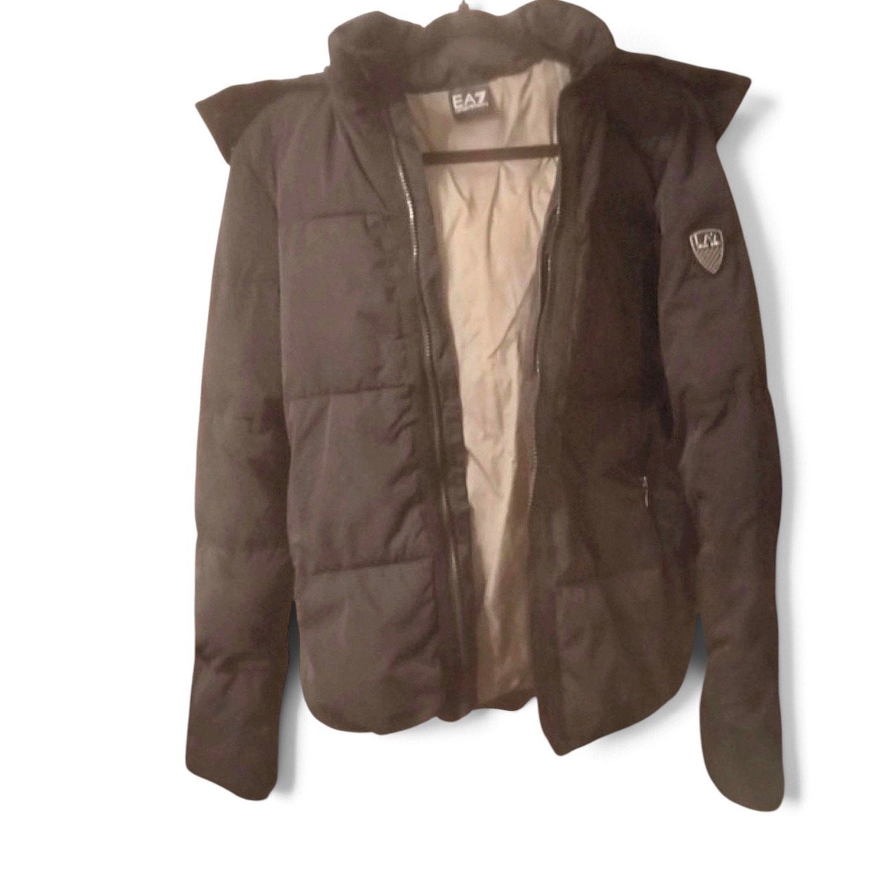 Vintage EA7 Emporio Armani Winterjas Met Capuchon Maat S, Kleding | Heren, Ophalen of Verzenden, Zo goed als nieuw, Maat 46 (S) of kleiner