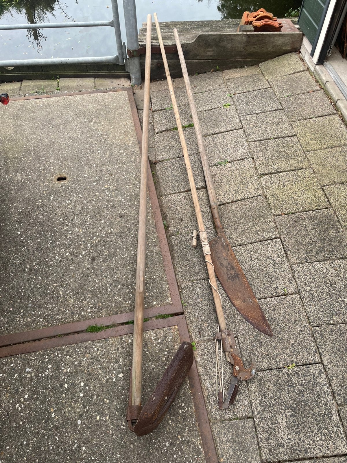 Gereedschap om op te knappen, Tuin en Terras, Ophalen, Gebruikt