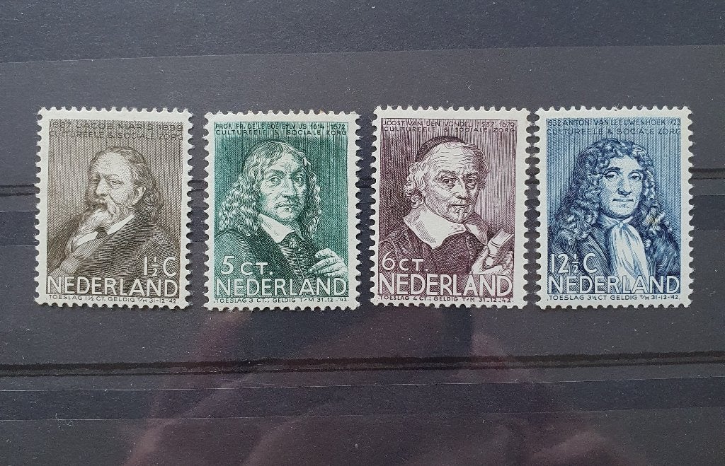 NVPH 296-299 - 1937 Zomerzegels - PF deels plakkerrestant, Postzegels en Munten, Postzegels | Nederland, Ophalen of Verzenden