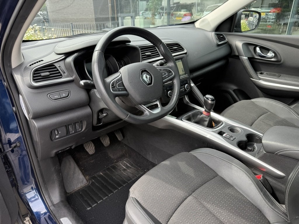 Renault Kadjar 1.2 TCe Intens | Panodak | Navi | Cruise | Ke, Auto's, Renault, Voorwielaandrijving, Kadjar, 4 cilinders, Blauw