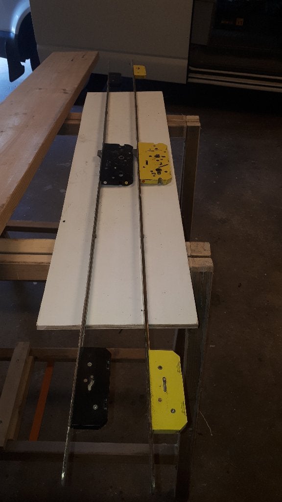 3 punt sluiting, Ophalen, Gebruikt, Rvs, Slot