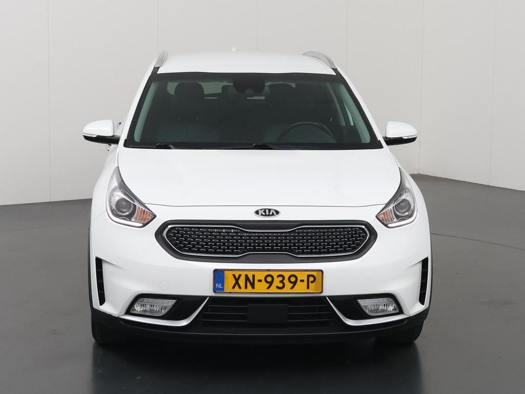 Kia Niro 1.6 GDi Hybrid DynamicPlusLine | Navigatie | Stoel/, Auto's, Kia, Gebruikt, Euro 6, 2 kWh, Wit