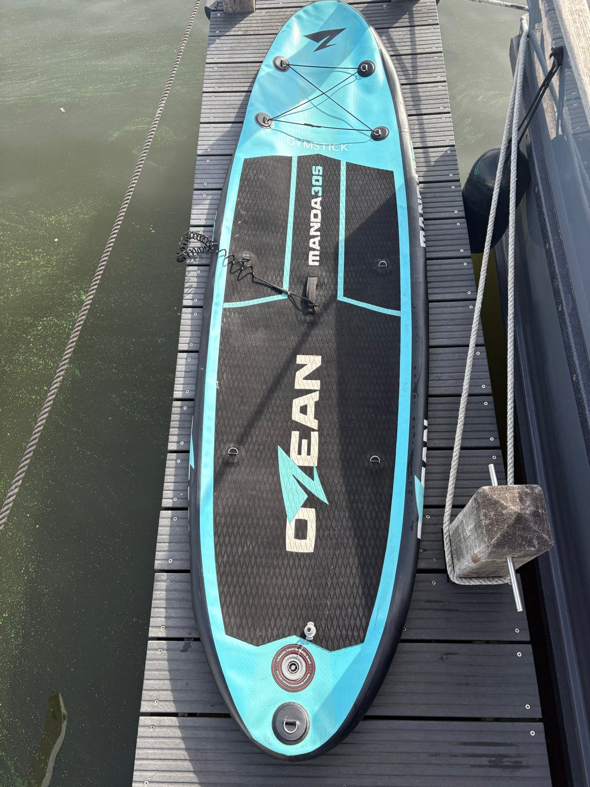 SUP board D'ZEAN Manda305 met lekkage - incl. reparatieset